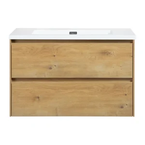 Badkamermeubel Nero 80cm eiken zonder kraangat