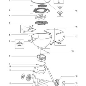 Weber 66682 Hardware for wheels