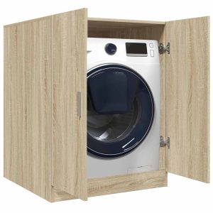 Wasmachinekast 70,5x71,5x91,5 cm sonoma eikenkleurig