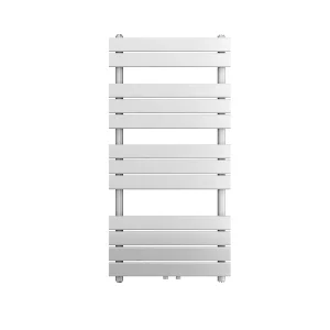 Designradiator Ella 120x60cm mat wit 703W midden aansluiting