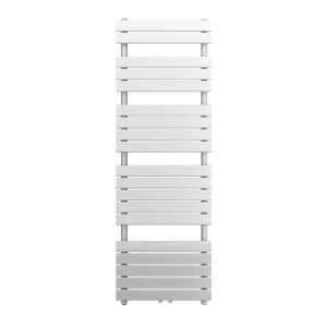 Designradiator Ella 180x60cm glans wit 1100W midden aansluiting