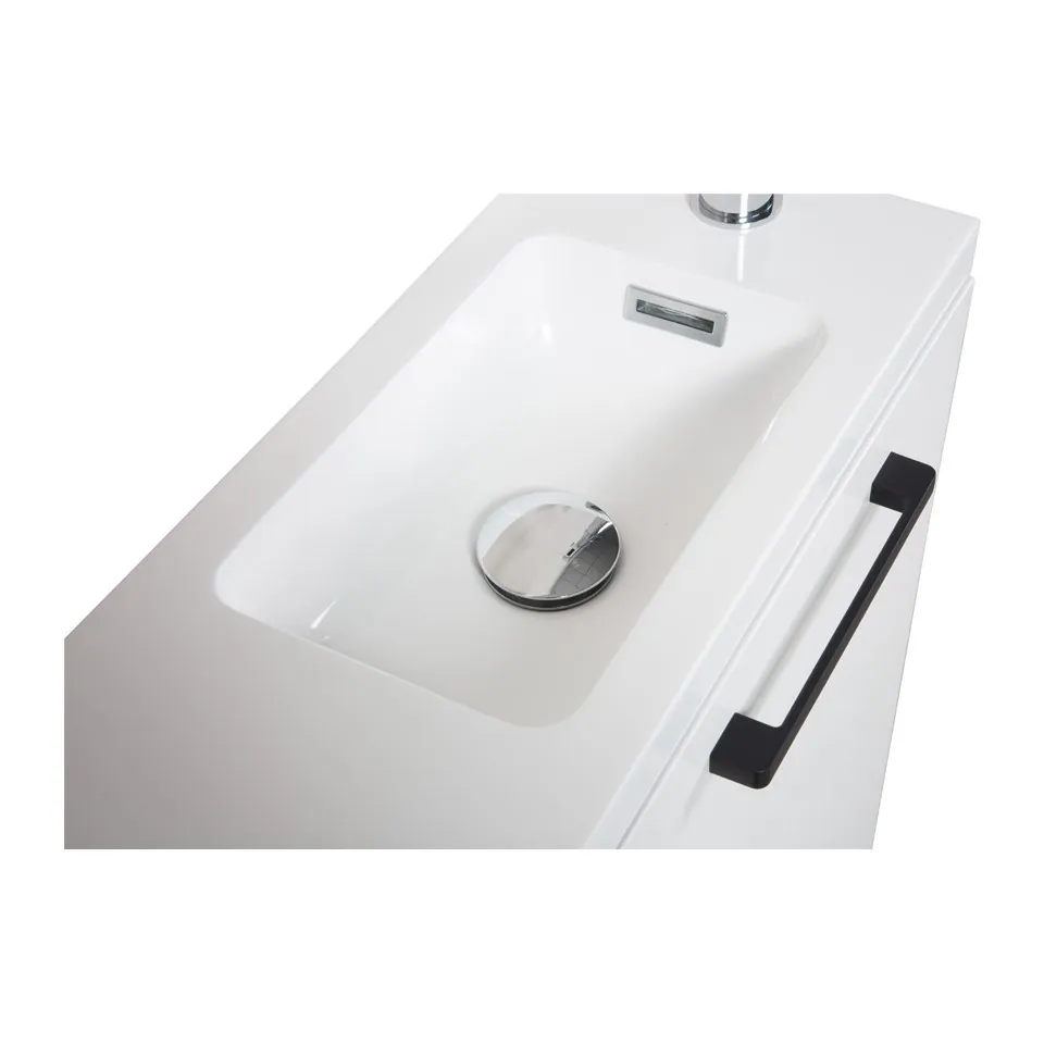 Fonteinmeubel Finn 40cm hoogglans wit - Afbeelding 6