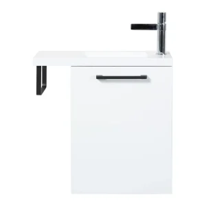 Fonteinmeubel Finn 40cm mat wit