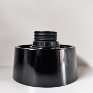Plafondlamp armatuur schroefbolhouder zwart