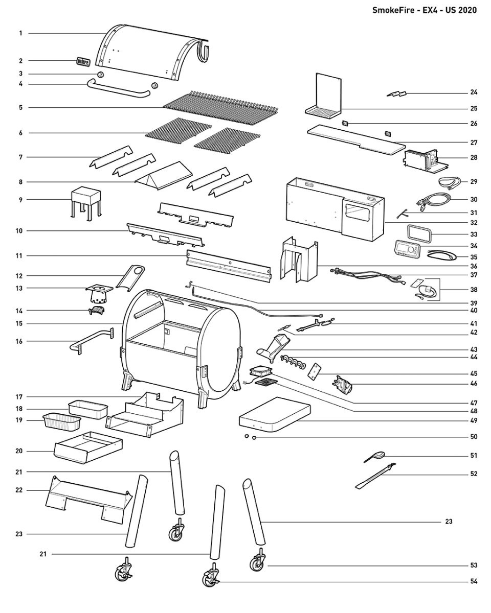 Weber 69375 Motor/Auger Assembly SmokeFire - Afbeelding 3