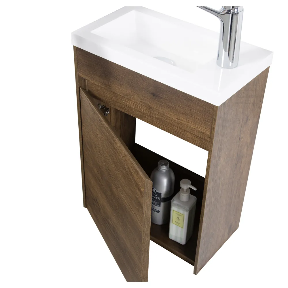 Fonteinmeubel Antonio 40cm walnoot - Afbeelding 6