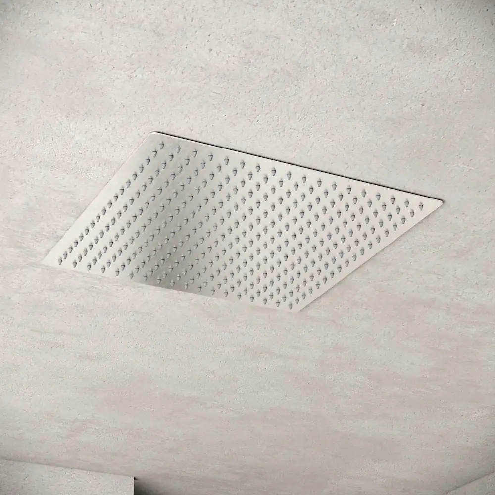 Cube inbouw douchekop 40x40cm volledig Rvs - Afbeelding 3