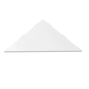 Flat Corner hoekplanchet inbouw 25×25 mat wit