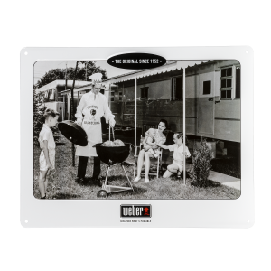 Weber-metalen bord ‘Family’
