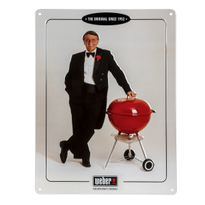 Weber-metalen bord ‘George Stephen’